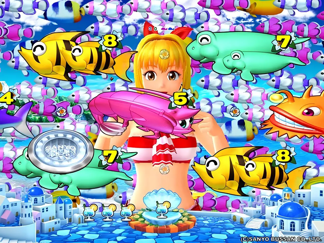 白魚群』の魅力と確変図柄の大当たり！Pスーパー海物語IN沖縄2での初