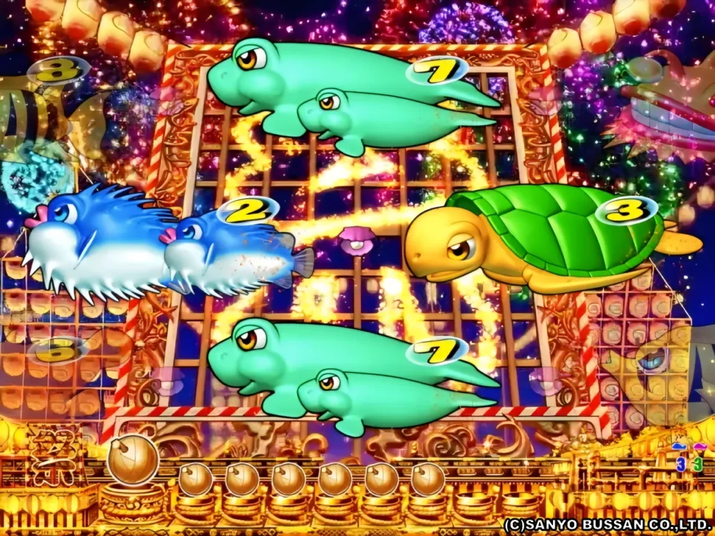 仕掛け花火リーチ