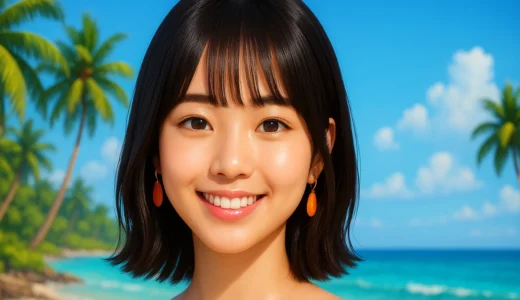 『賀村恵都』白い肌と美しい爪で魅了する10代目ミスマリン