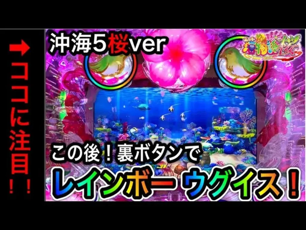 【動画】Pスーパー海物語IN沖縄5桜ver199の裏技徹底解説！実践動画付き