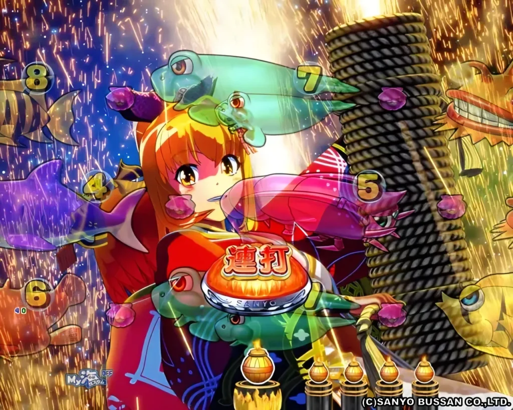 手筒花火リーチ