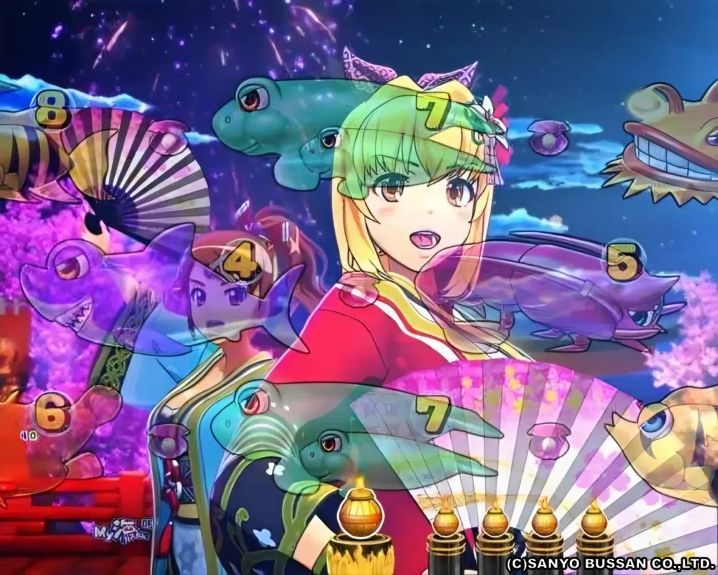 扇子リーチ