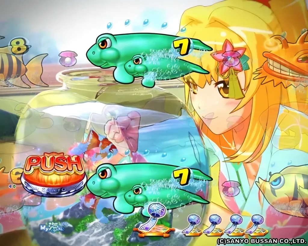 金魚鉢リーチ