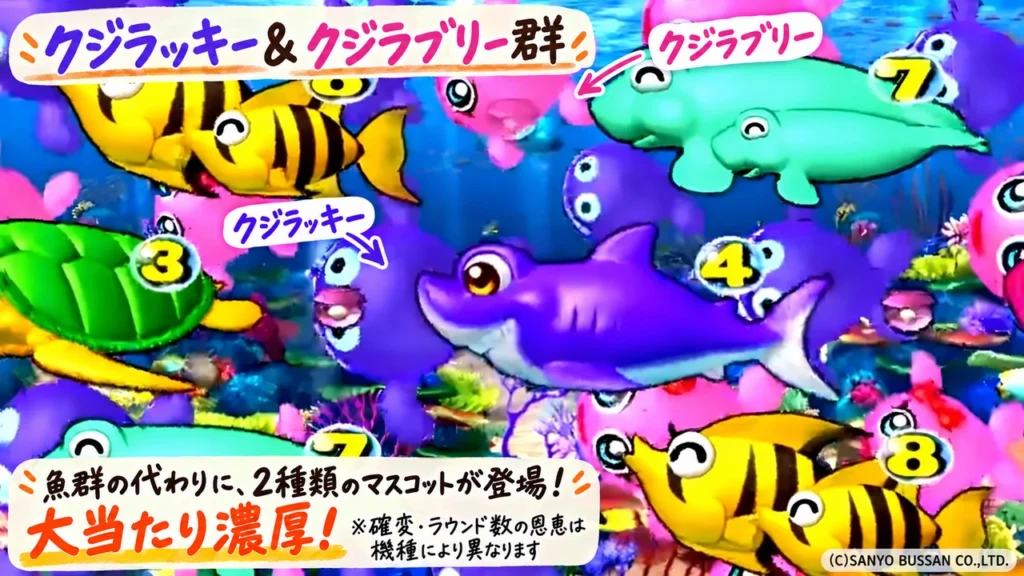 クジラッキー&クジラブリー群